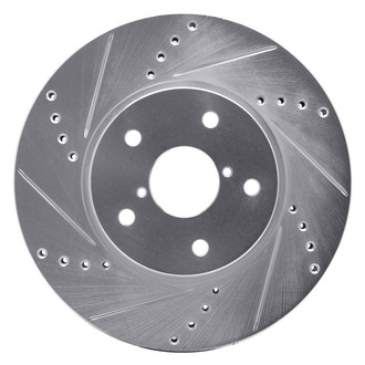 DFC® - Premium Drilled and Slotted Front Driver Side Brake Rotor
