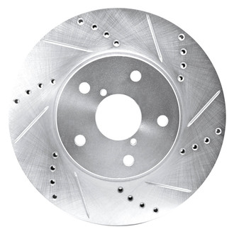 DFC® - Premium Drilled and Slotted Front Passenger Side Brake Rotor