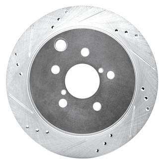 DFC® - Premium Drilled and Slotted Rear Driver Side Brake Rotor