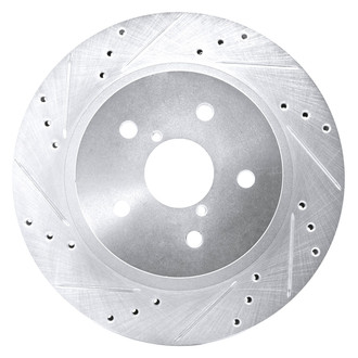 DFC® - Premium Drilled and Slotted Rear Driver Side Brake Rotor