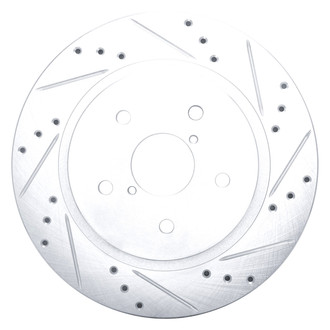 DFC® - Premium Drilled and Slotted Rear Passenger Side Brake Rotor