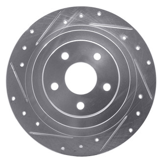 DFC® - Premium Drilled and Slotted Rear Driver Side Brake Rotor