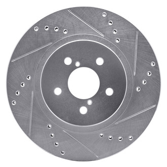 DFC® - Premium Drilled and Slotted Front Passenger Side Brake Rotor