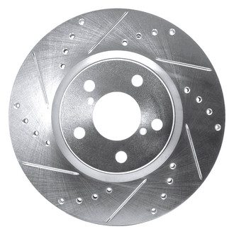 DFC® - Premium Drilled and Slotted Front Driver Side Brake Rotor