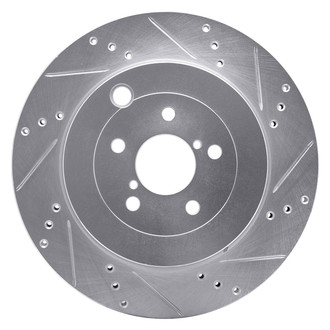 DFC® - Premium Drilled and Slotted Rear Passenger Side Brake Rotor