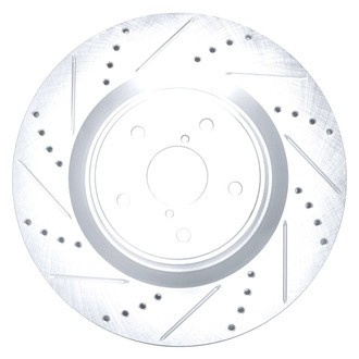 DFC® - Premium Drilled and Slotted Front Driver Side Brake Rotor