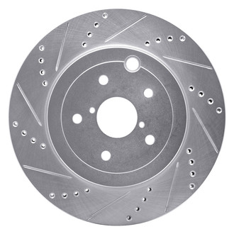 DFC® - Premium Drilled and Slotted Rear Driver Side Brake Rotor