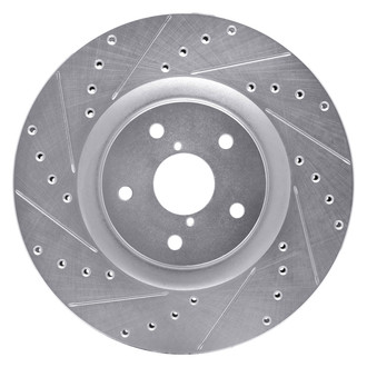 DFC® - Premium Drilled and Slotted Front Driver Side Brake Rotor