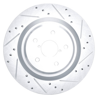 DFC® - Premium Drilled and Slotted Rear Passenger Side Brake Rotor