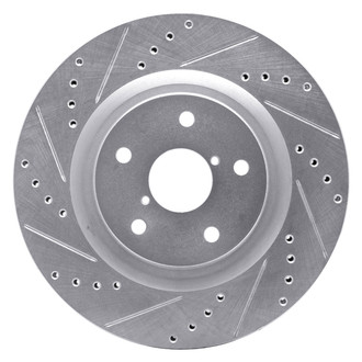 DFC® - Premium Drilled and Slotted Front Driver Side Brake Rotor