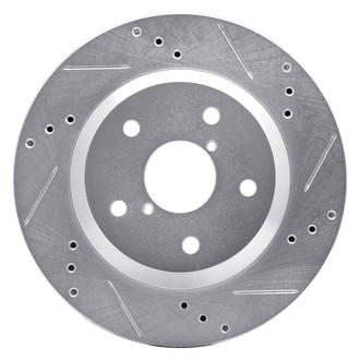 DFC® - Premium Drilled and Slotted Rear Passenger Side Brake Rotor
