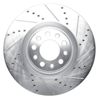 DFC® - Premium Drilled and Slotted Front Passenger Side Brake Rotor