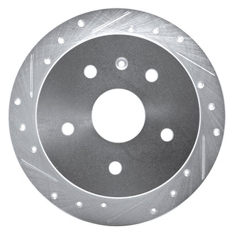 DFC® - Premium Drilled and Slotted Rear Driver Side Brake Rotor