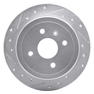 DFC® - Premium Drilled and Slotted Rear Driver Side Brake Rotor