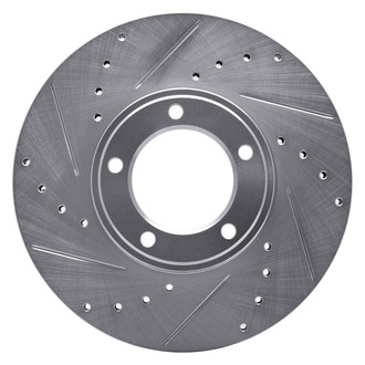 DFC® - Premium Drilled and Slotted Front Driver Side Brake Rotor