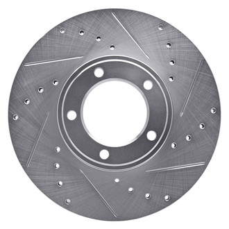 DFC® - Premium Drilled and Slotted Front Passenger Side Brake Rotor