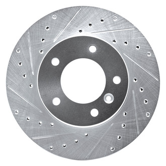 DFC® - Premium Drilled and Slotted Front Driver Side Brake Rotor
