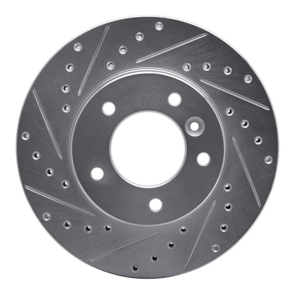 DFC® - Premium Drilled and Slotted Front Brake Rotor