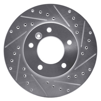 DFC® - Premium Drilled and Slotted Front Passenger Side Brake Rotor