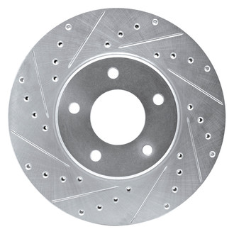 DFC® - Premium Drilled and Slotted Front Driver Side Brake Rotor