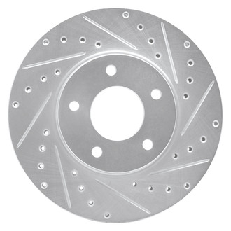 DFC® - Premium Drilled and Slotted Front Passenger Side Brake Rotor