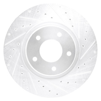 DFC® - Premium Drilled and Slotted Front Passenger Side Brake Rotor