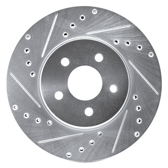 DFC® - Premium Drilled and Slotted Front Driver Side Brake Rotor