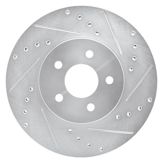 DFC® - Premium Drilled and Slotted Front Passenger Side Brake Rotor