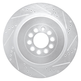 DFC® - Premium Drilled and Slotted Front Passenger Side Brake Rotor