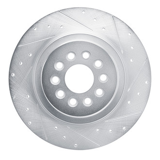 DFC® - Premium Drilled and Slotted Rear Passenger Side Brake Rotor