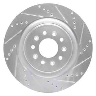 DFC® - Premium Drilled and Slotted Front Passenger Side Brake Rotor