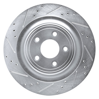 DFC® - Premium Drilled and Slotted Rear Driver Side Brake Rotor