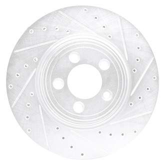 DFC® - Premium Drilled and Slotted Front Passenger Side Brake Rotor
