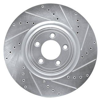 DFC® - Premium Drilled and Slotted Front Passenger Side Brake Rotor