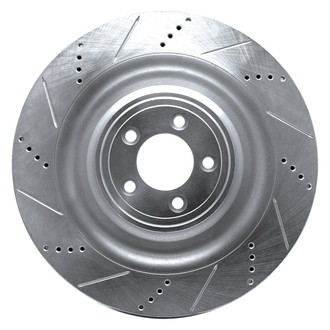 DFC® - Premium Drilled and Slotted Front Passenger Side Brake Rotor