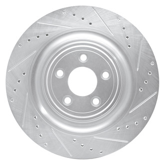 DFC® - Premium Drilled and Slotted Rear Driver Side Brake Rotor