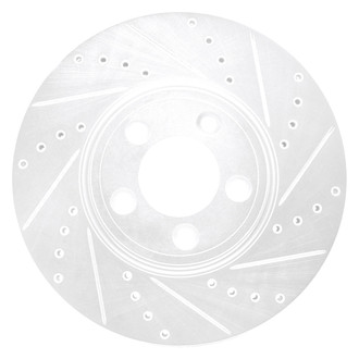 DFC® - Premium Drilled and Slotted Front Passenger Side Brake Rotor
