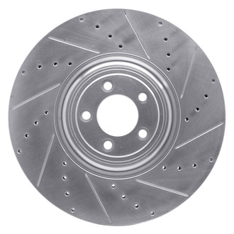 DFC® - Premium Drilled and Slotted Front Passenger Side Brake Rotor