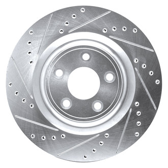 DFC® - Premium Drilled and Slotted Rear Driver Side Brake Rotor