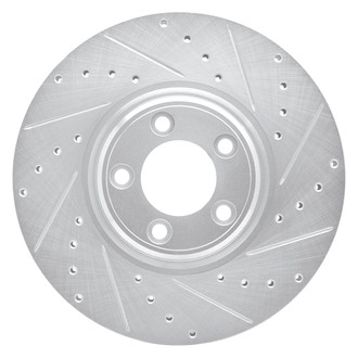 DFC® - Premium Drilled and Slotted Front Passenger Side Brake Rotor