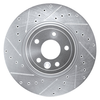 DFC® - Premium Drilled and Slotted Front Driver Side Brake Rotor