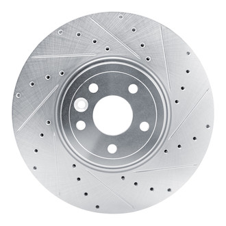 DFC® - Premium Drilled and Slotted Front Passenger Side Brake Rotor