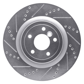 DFC® - Premium Drilled and Slotted Rear Driver Side Brake Rotor