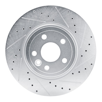 DFC® - Premium Drilled and Slotted Front Passenger Side Brake Rotor