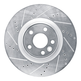 DFC® - Premium Drilled and Slotted Front Driver Side Brake Rotor