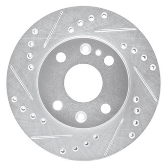 DFC® - Premium Drilled and Slotted Front Brake Rotor