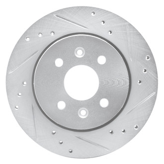 DFC® - Premium Drilled and Slotted Front Passenger Side Brake Rotor