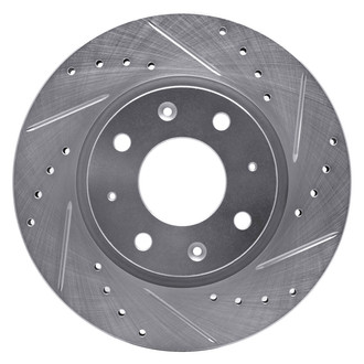 DFC® - Premium Drilled and Slotted Front Passenger Side Brake Rotor