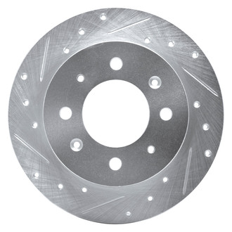 DFC® - Premium Drilled and Slotted Rear Driver Side Brake Rotor