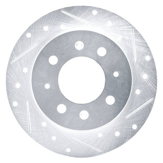 DFC® - Premium Drilled and Slotted Rear Passenger Side Brake Rotor